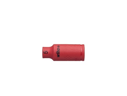246 Izolovani nasadni kljuc 5mm x 1/4 za gedoru crvena