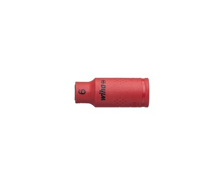 246 Izolovani nasadni kljuc 6mm x 1/4 za gedoru crvena