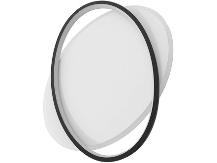 Dekor Oyster Colin 43W IP20 sa daljinskim 3270lm crna-bela