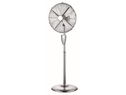 Prenosivi stojeci ventilator 50W sa daljinskim Srebrna