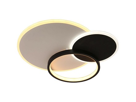 Dekor Oyster Nico 45W IP20 sa daljinskim 3040lm crna-bela