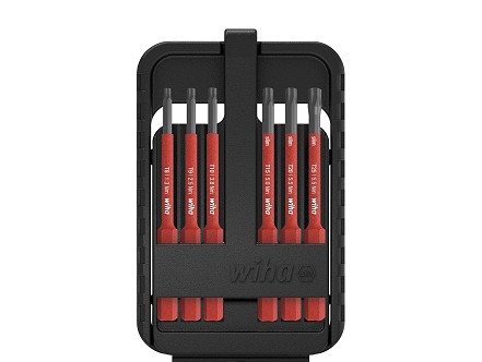 Slim Bit garnitura u torbici 7pcs 2831B501 SB crvena