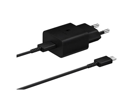Samsung punjač 15W Type-C + kabel Type-C ( EP-T1510 ) crna