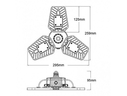 LED REFLEKTOR  E27 60W NW 4000K BR FL60W 03Q BBLINK