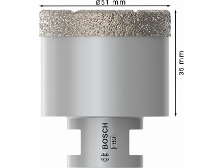 Bosch PRO Ceramic dry kruna za suvo bušenje 51mm