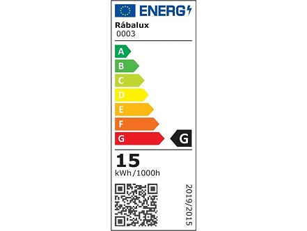 STONA SLANA LAMPA OZONE E14 15W RABALUX 4093