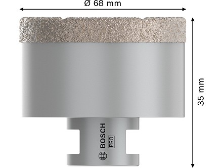 Bosch PRO Ceramic dry kruna za suvo bušenje 68mm