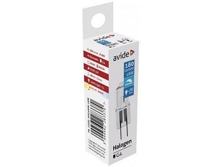 Halogena sijalica G4 18W 2000h 180lm 3000K 12V DC
