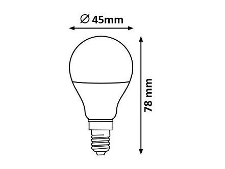 LED SIJALICA E14 G45 6W NW RABALUX 1685