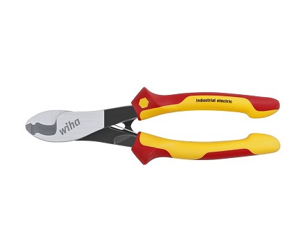 Klesta za secenje kablova 180mm industrijska crv-zut