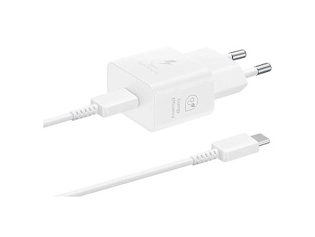 Samsung brzi punjač 25w Type-C + kabl Type-C ( EP-T2510 ) bela