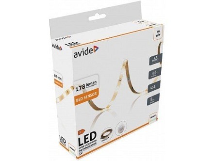 LED traka 5V 3W 1.2m USB sa senzorom za krevet