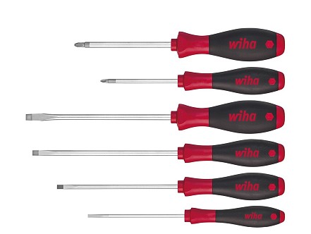 Odvijac garnitura 302ZK6SO 6pcs ravna pozidriv mehan. c-c
