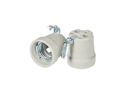Grlo E27 stojece porcelansko s metalnim nosacem (pak-50kom)