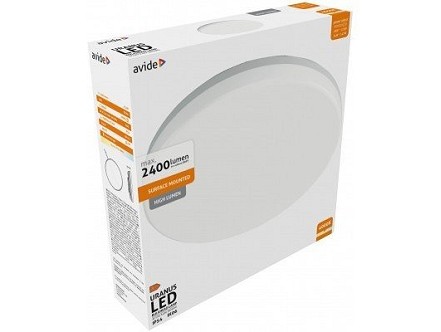 LED plafonjera Uranus IP54 18/24W NW4000K bela