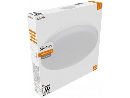 LED plafonjera Uranus IP54 24/30W NW 4000K bela