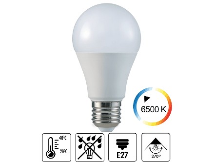 LED sijalica 12W 6500K A60 E27 OPTILED