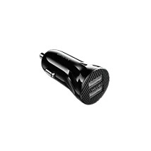 Bavin Auto punjač 2xUSB + kabl Type-C crna - PC979