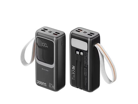 Bavin Power bank 30 000mAh 22.5W - PC1031S crna