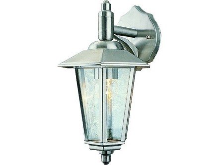 BERN B spoljna zidna lampa 1XE27 inox IP44