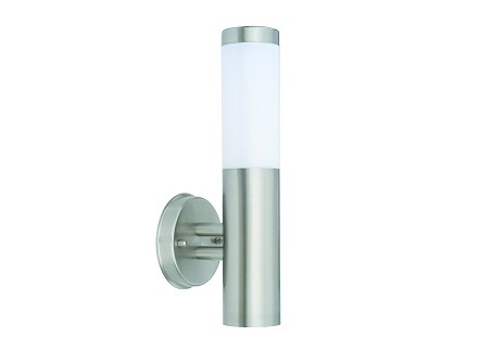 GENT A spoljna zidna  lampa 1XE27 inox IP44