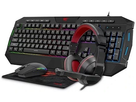 Havit gejming kombo 4u1 ( miš + tastatura + slušalice + podloga ) KB501CM