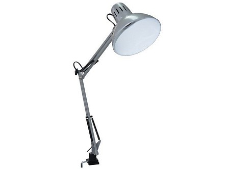 STONA LAMPA ZA RADNI STO 1XE27 M1070 SILVER MITEA