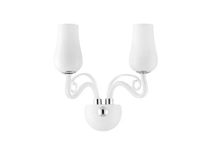 Zidna lampa 2xE14 staklo