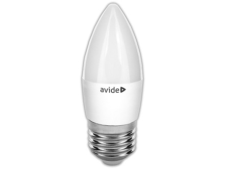 LED sijalica sveca 6W E27 CW 6400K