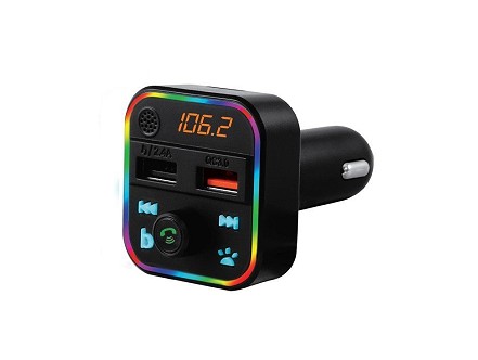 PROSTO BLUETOOTH FM TRANSMITER I USB PUNJAČ ZA AUTO BT74 CRNA