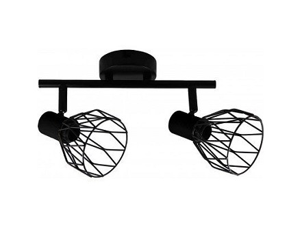 Plafonska Spot lampa IVY 2xE14 Crna