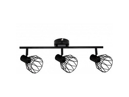 Plafonska Spot lampa IVY 3XE14 Crna
