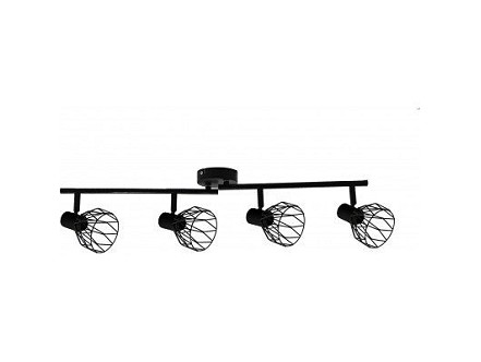 Plafonska Spot lampa IVY 4xE14 Crna