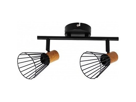 Plafonska Spot lampa Luna 2xE14 Crna