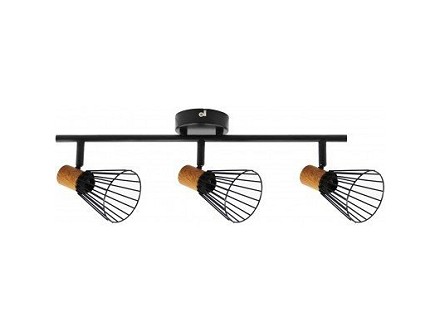 Plafonska Spot lampa Luna 3XE14 Crna