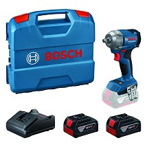 Bosch GDS 18V-350; 2x4,0Ah + punjač + kofer, Akumulatorski udarni odvrtač