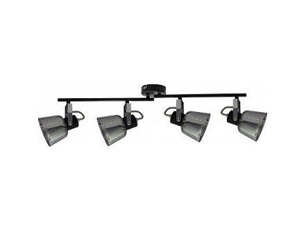 Plafonska Spot lampa Maya 4xE14 Crna