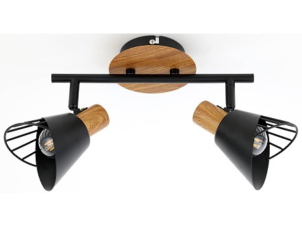 MADISON-2 spot lampa 2xE14 crna