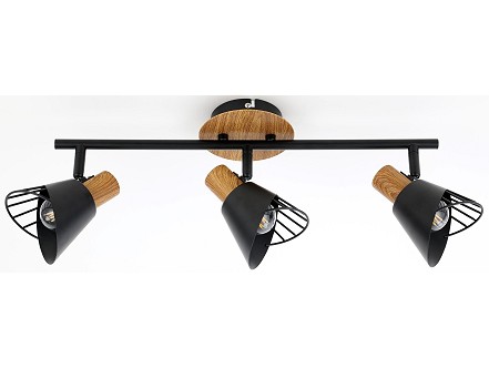 MADISON-3 spot lampa 3xE14 crna
