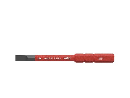 Slim Bit 2831 4.0x75mm ravna elektricarska crvena