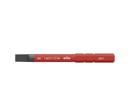 Slim Bit 2831 5.5x75mm ravna elektricarska crvena
