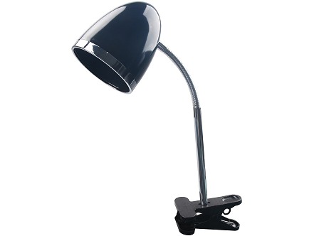 Stona lampa Clip crna E27 15W
