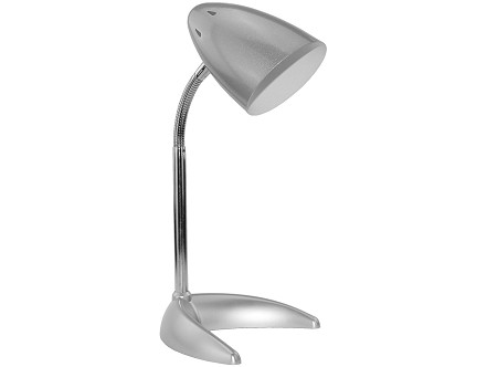 Stona lampa C postolje srebrna