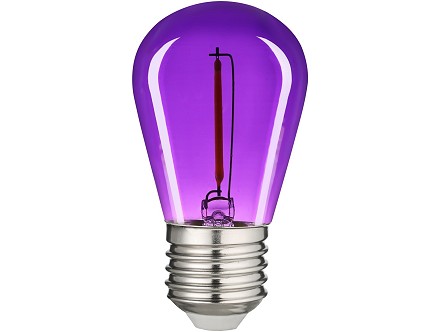 LED dekor Filament sijalica 0.6W E27 ljubicasta
