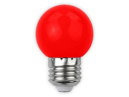 LED dekor Filament sijalica G45 1W G45 E27 crvena