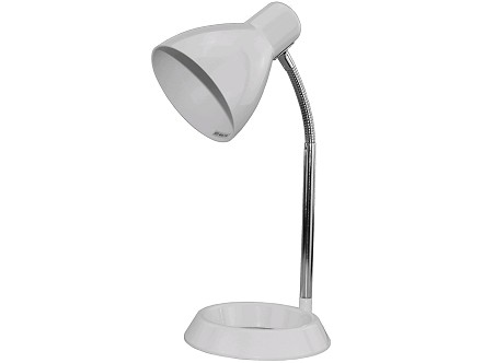 Stona lampa O postolje bela