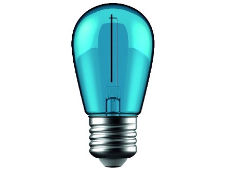 LED dekor Filament sijalica 1W E27 plava