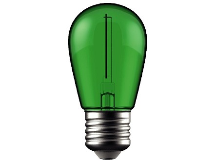 LED dekor Filament sijalica 1W E27 zelena