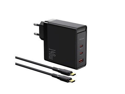 MCDODO CH-2913 SET ZIDNI Punjač 140W PRO, DUAL TIP-C+USB-A + KABL 240W  TIP-C NA C, 2m