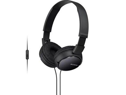 SONY MDR-ZX110APB Crne slušalice sa mikrofonom